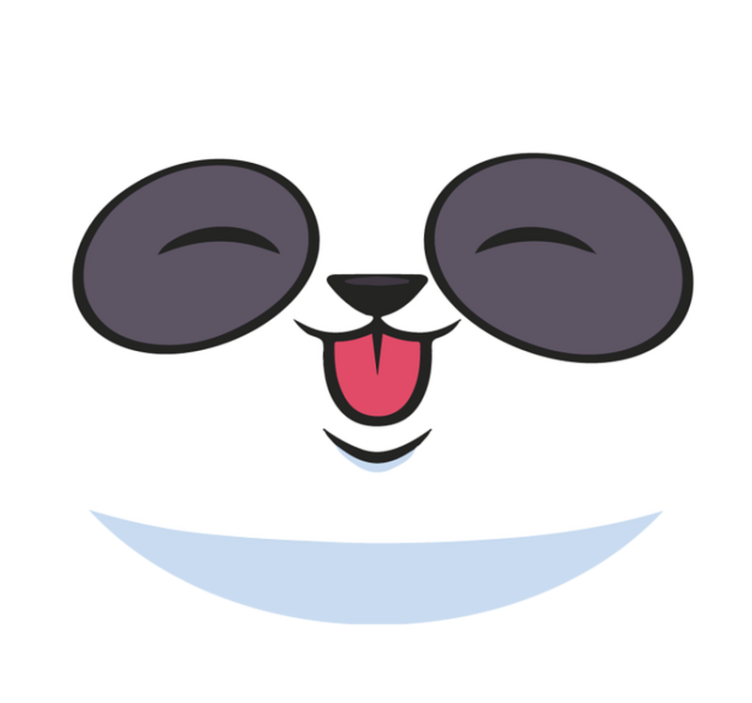 Obraz pande Bel vinilni preproga - TenStickers