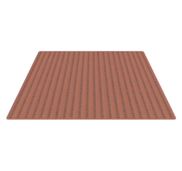 Oblikovanje črtkane črte Vinilna preproga za balkon/zunanjost - TenStickers