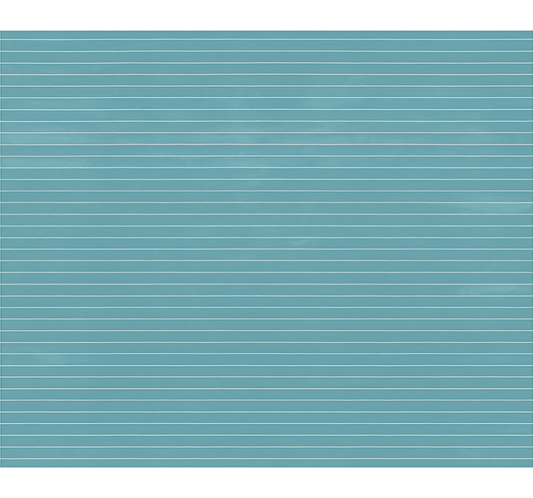 Dizajn vodoravnih črt Modra vinilna preproga - TenStickers