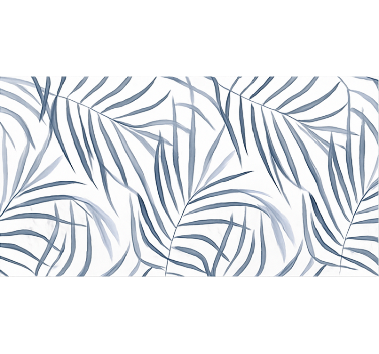 Dizajn tankih listov Modra vinilna preproga - TenStickers