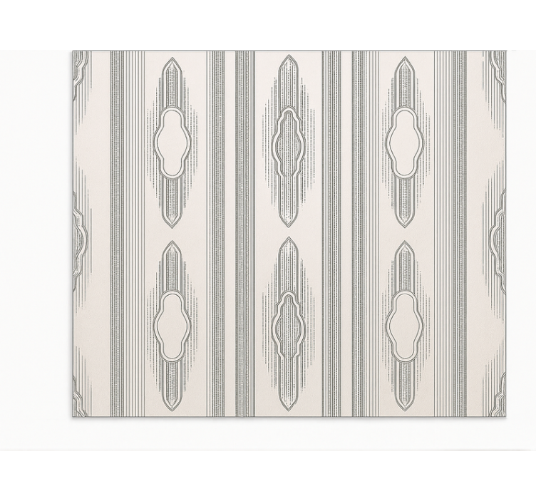 Zapletena etnična geometrija Vinilna preproga za jedilnico - TenStickers