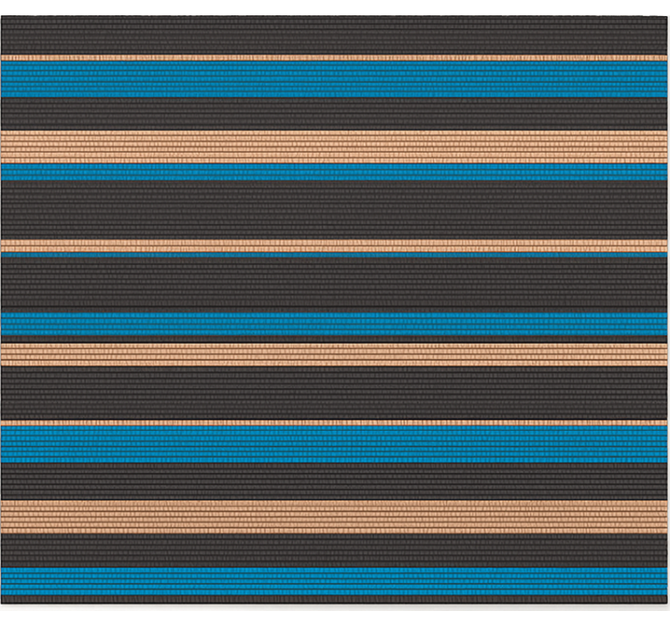 Učinek tkanja v temnem tonu Vinilna preproga za kuhinjo - TenStickers