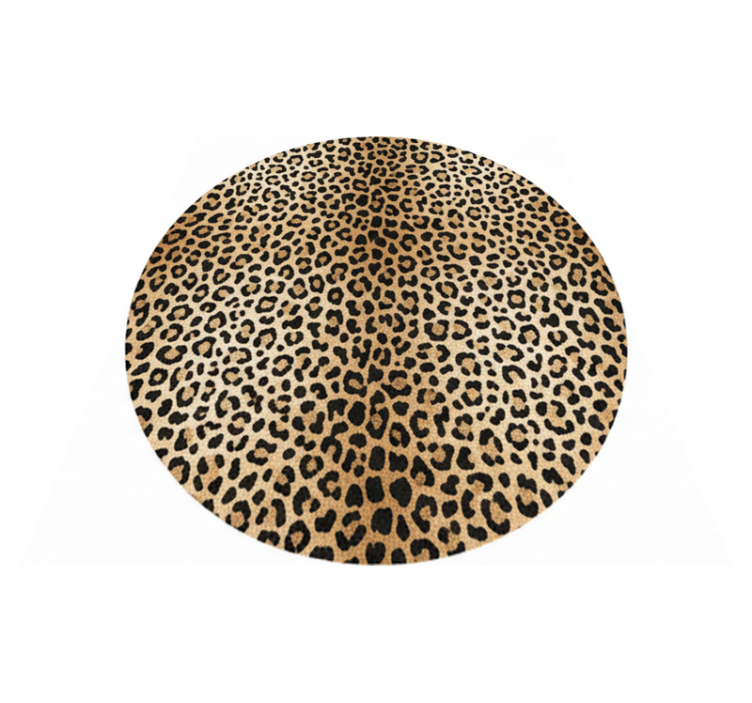 Panter print vinilna preproga za dnevno sobo - TenStickers