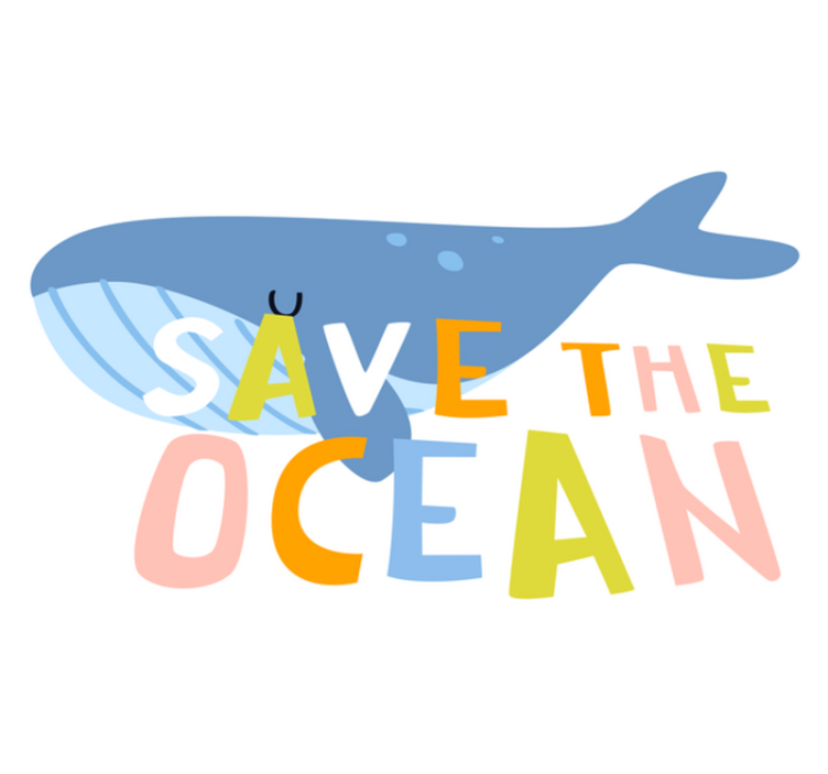 Tepih z živalskim potiskom reši ocean beluga - TenStickers