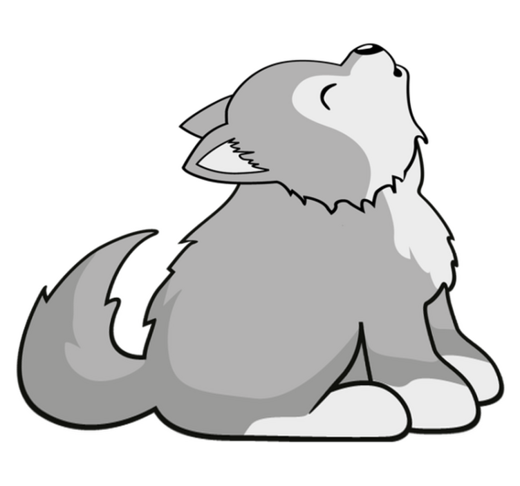 Tepih z živalskim potiskom kakočloveška ilustracija - TenStickers