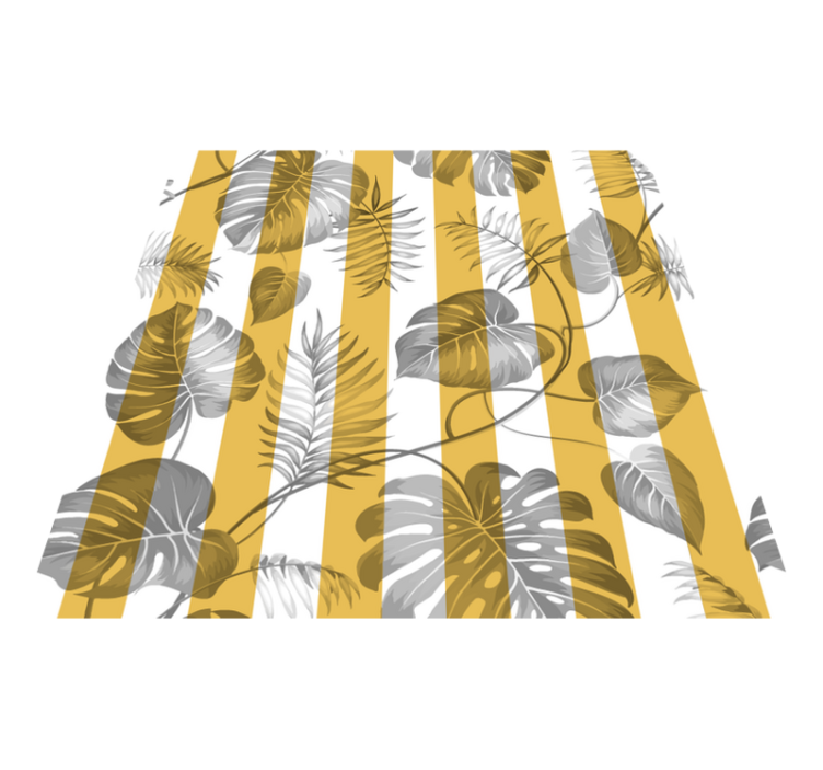 Cvetlična vinilna preproga drsna omara - TenStickers