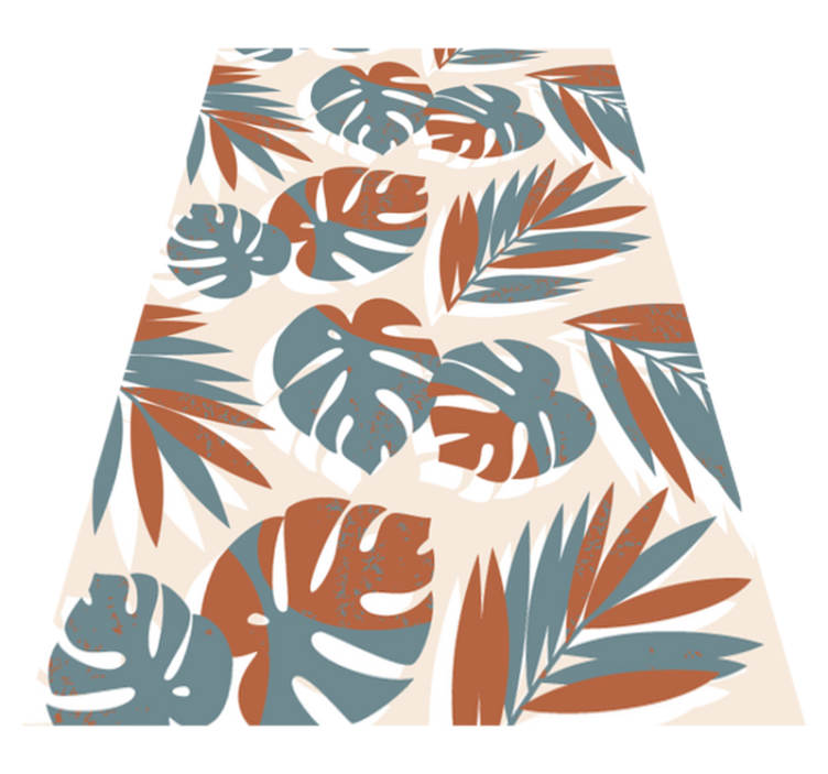 Cvetlična vinilna preproga za velike zelene rastline - TenStickers