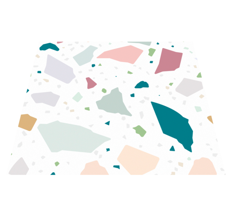 Vinilna preproga za kuhinjo v mediteranskem terazzo vzorcu - TenStickers