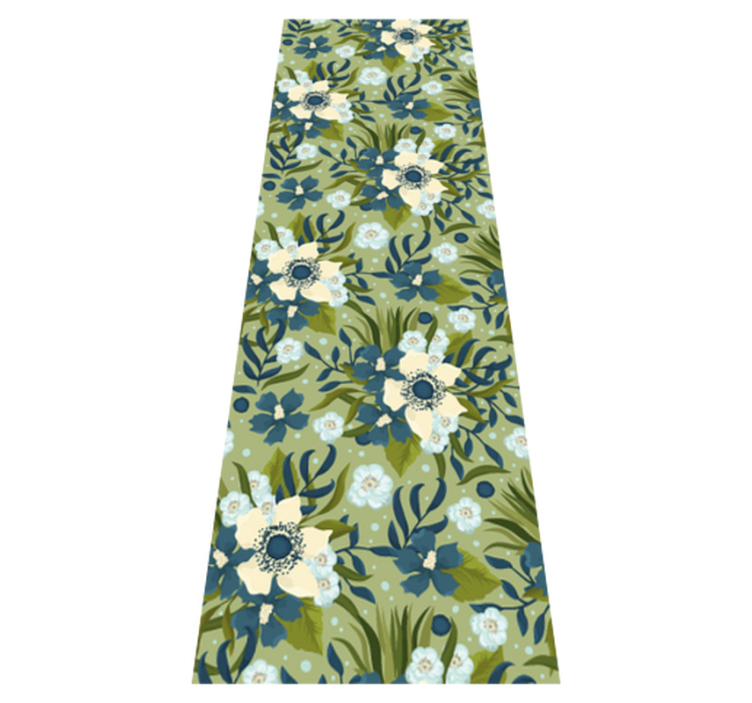 Cvetlična vinilna preproga naravni cvetlični vzorec - TenStickers