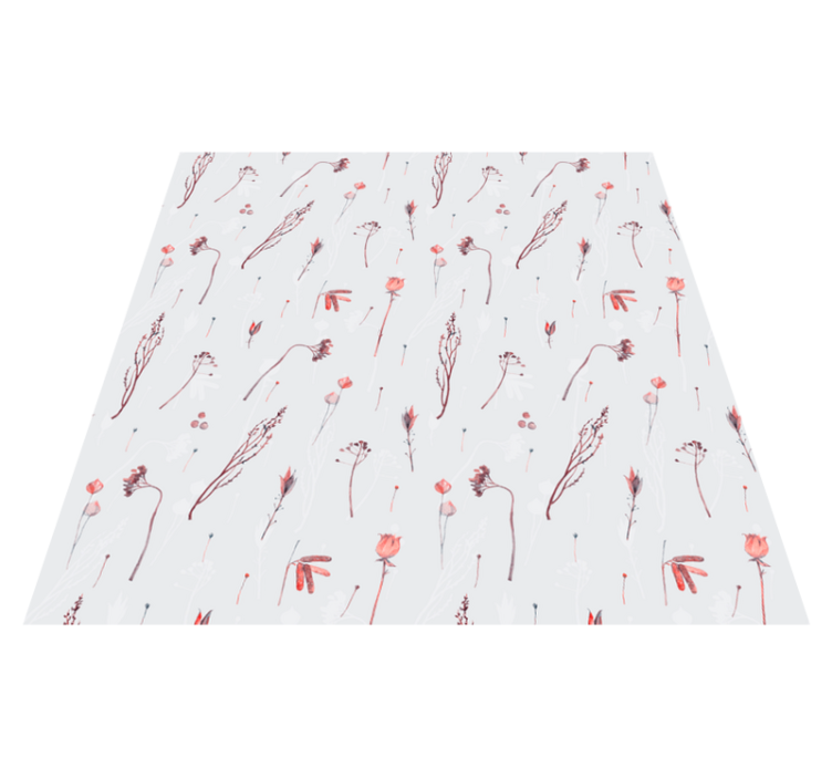 Cvetlična vinilna preproga nežni cvetlični vzorec - TenStickers