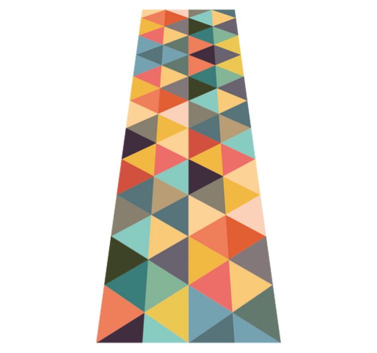 Vinilne preproge z geometrijskimi vzorci v več barvah - TenStickers