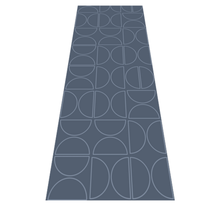Vinilne preproge z geometrijskimi vzorci simetrična krivulja - TenStickers
