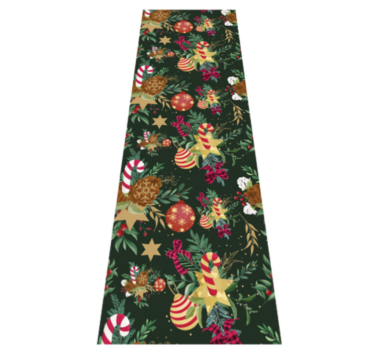 Božična vinilna preproga veje za božične okraske - TenStickers
