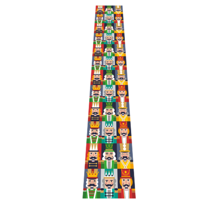 Božična vinilna preproga z okvirji za orehe - TenStickers