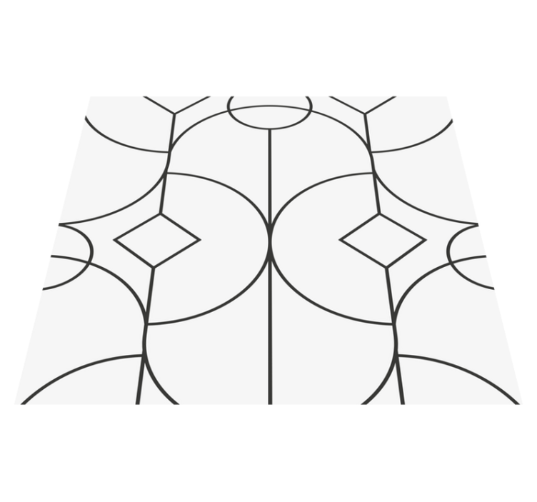 Vinilne preproge za spalnico klasičen eleganten vzorec - TenStickers