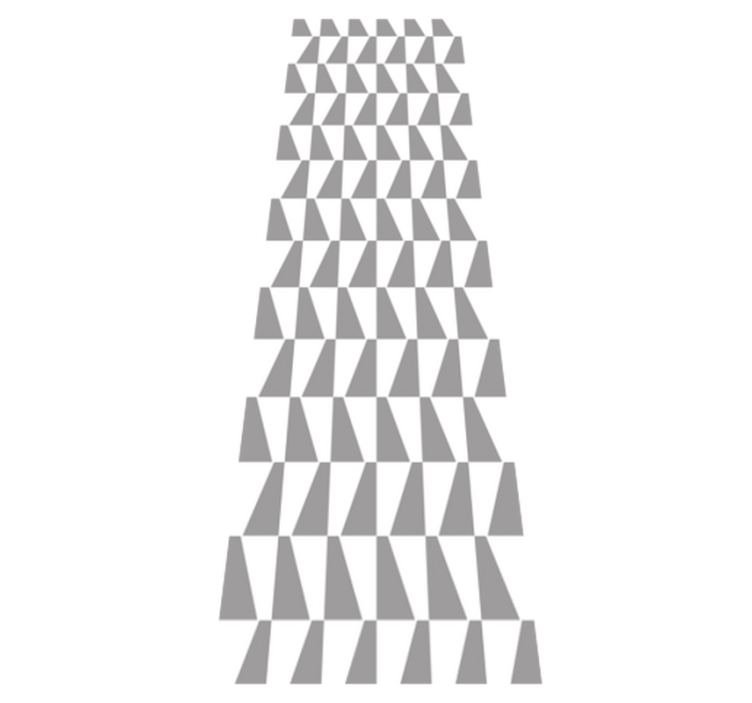 Vinilne preproge za spalnico s sivimi trikotniki - TenStickers