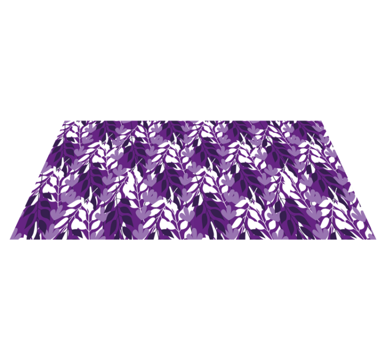 Naravne vinilne preproge z motivom listja - TenStickers