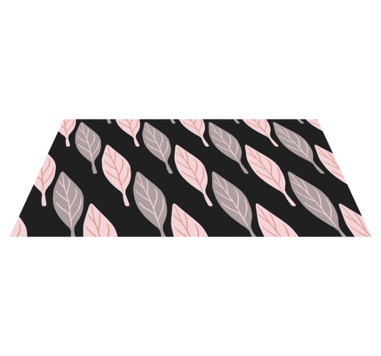 Cvetlična vinilna preproga stilni listnati vzorec - TenStickers