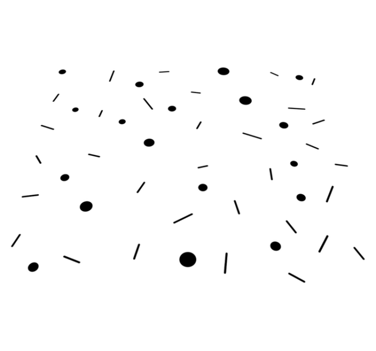 Vinilne preproge z geometrijskimi vzorci krogi in črte - TenStickers