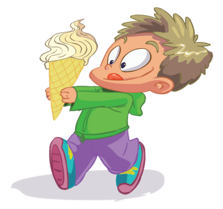 Otroške vinilna preproga fant z rogom - TenStickers