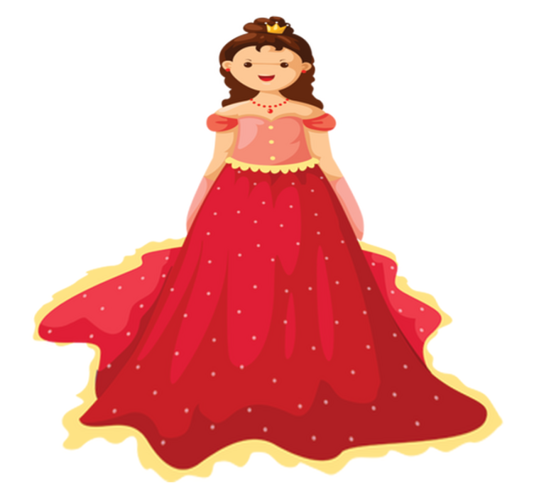 Otroške vinilna preproga ilustracija kraljice - TenStickers