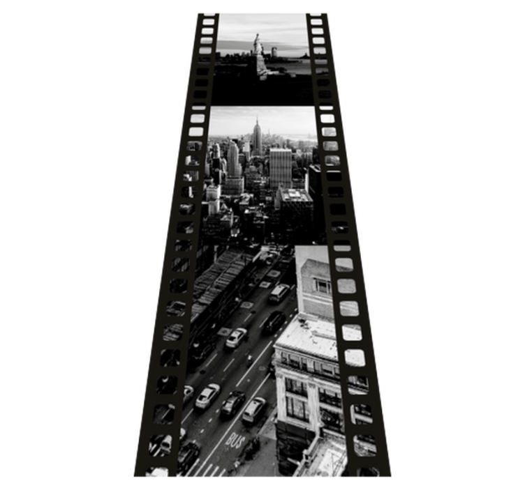 Vinilne preproge za spalnico kolaž fotografij nyc - TenStickers