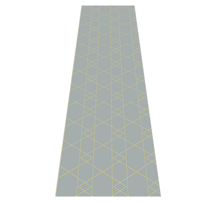 Vinilne preproge za spalnico v pantone origami trikotnikih - TenStickers
