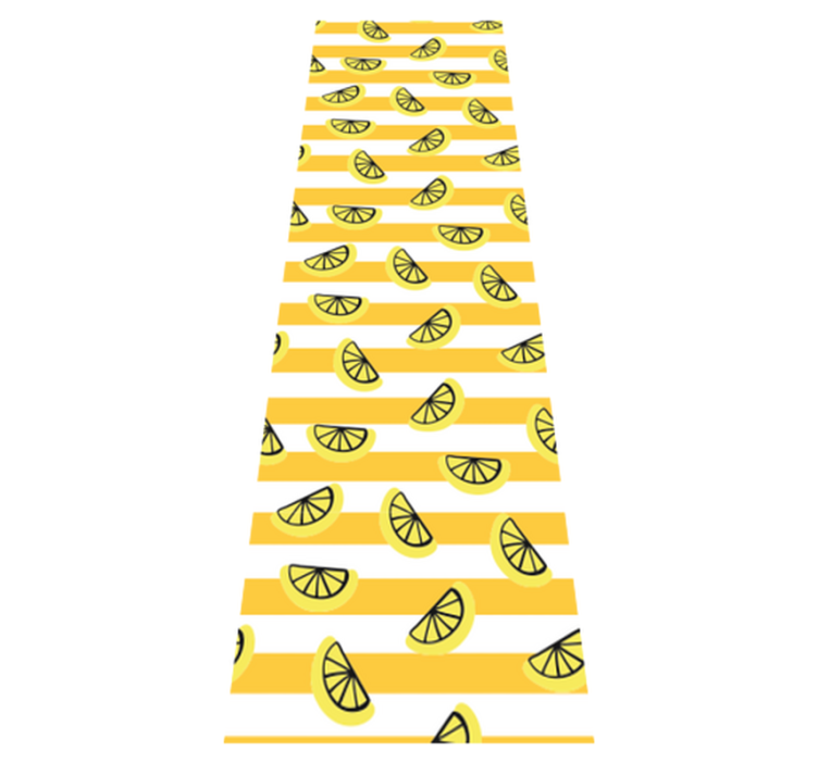 Vinilne preproge za spalnico z motivom limon - TenStickers