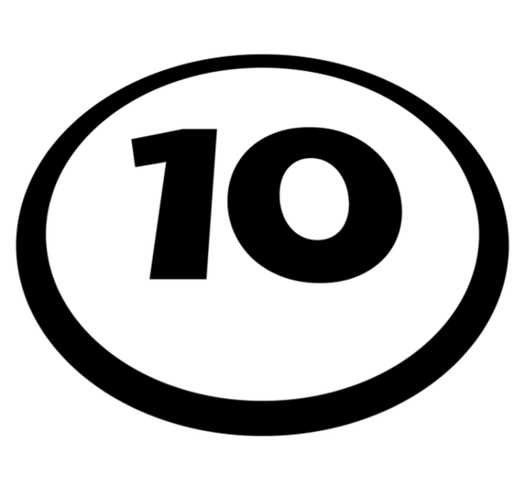 Prilagodljiva krožna številka Vinilne preproge za spalnico - TenStickers