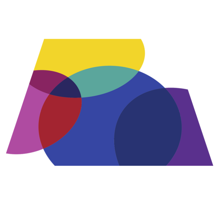 Osupljiva barvita minimalna vinilna preproga - TenStickers