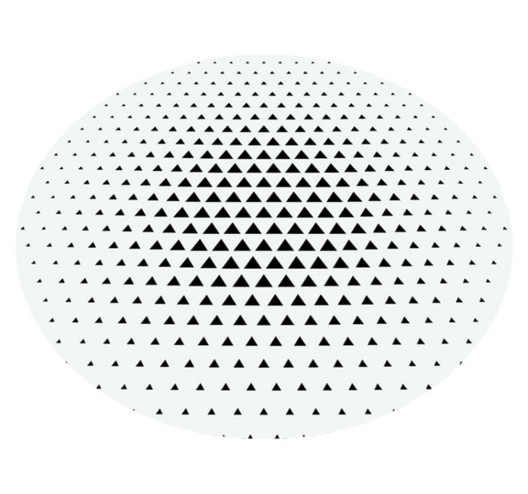 Minimalistična vinilna preproga s trikotniki - TenStickers