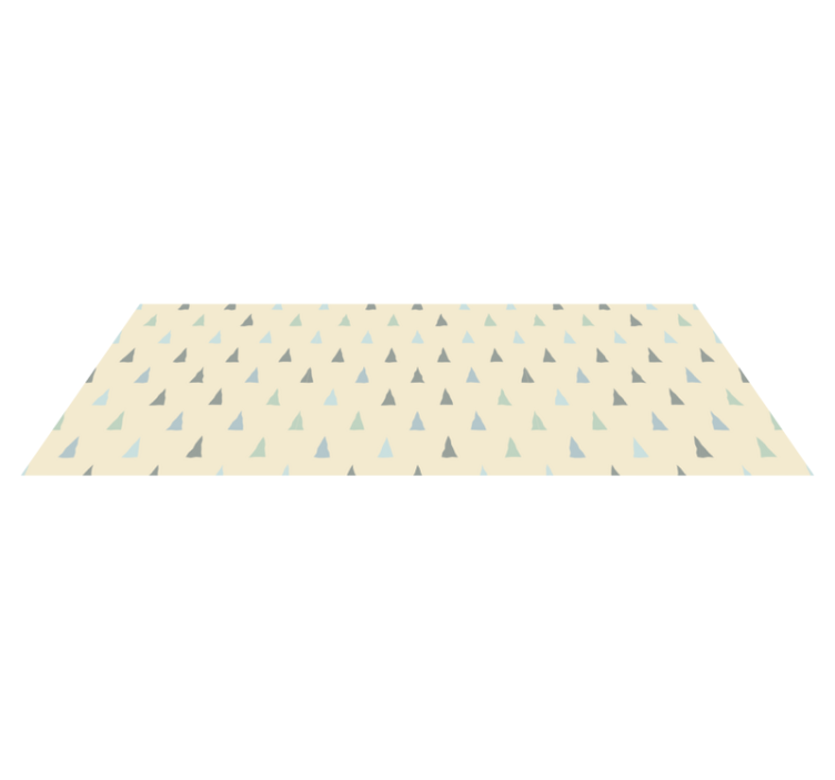 Krasni trikotniki v skandinavskem slogu vinilne preproge - TenStickers