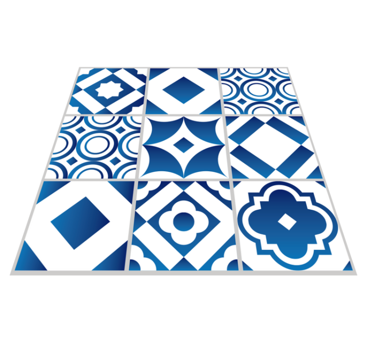 Elegantne ploščice vinilne kuhinjske preproge - TenStickers