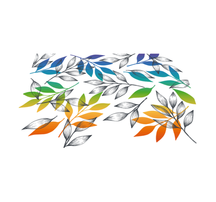 Mavrica pušča moderno vinilno preprogo - TenStickers