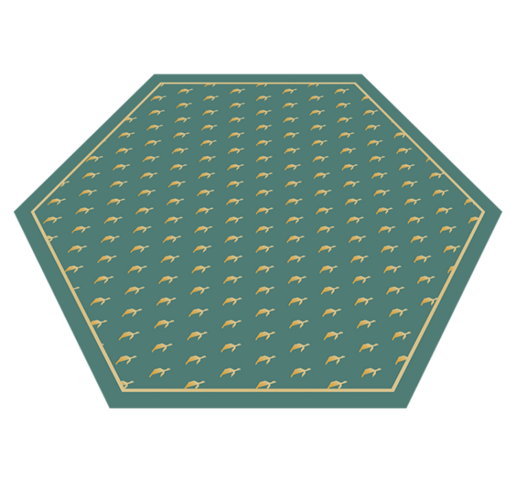 Geometrijska želva preproga živali - TenStickers