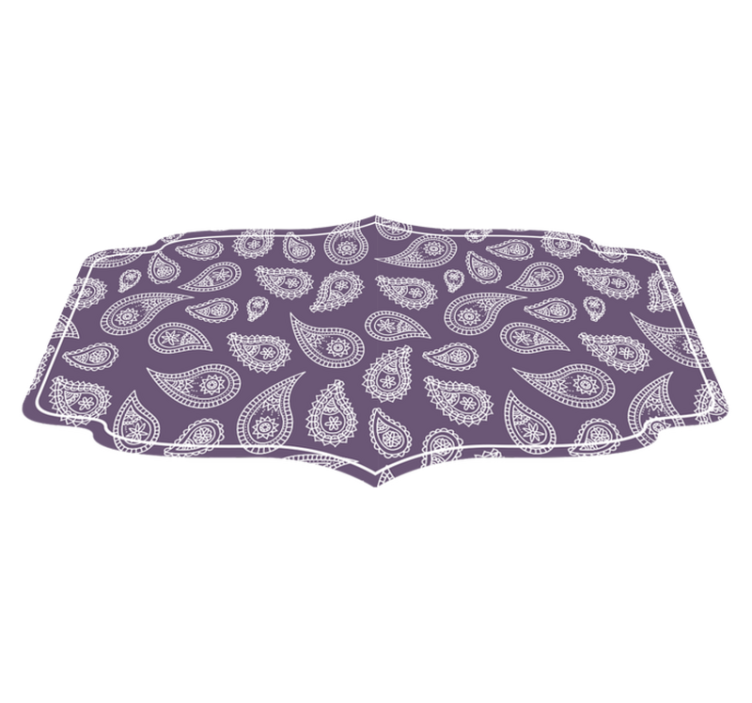 Retro odeja za spalnico v paisleyju - TenStickers