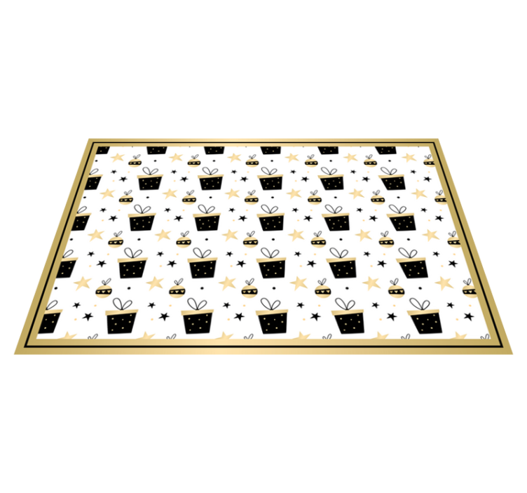 Elegantna darilna škatla z vzorcem preproga vinila za spalnico - TenStickers