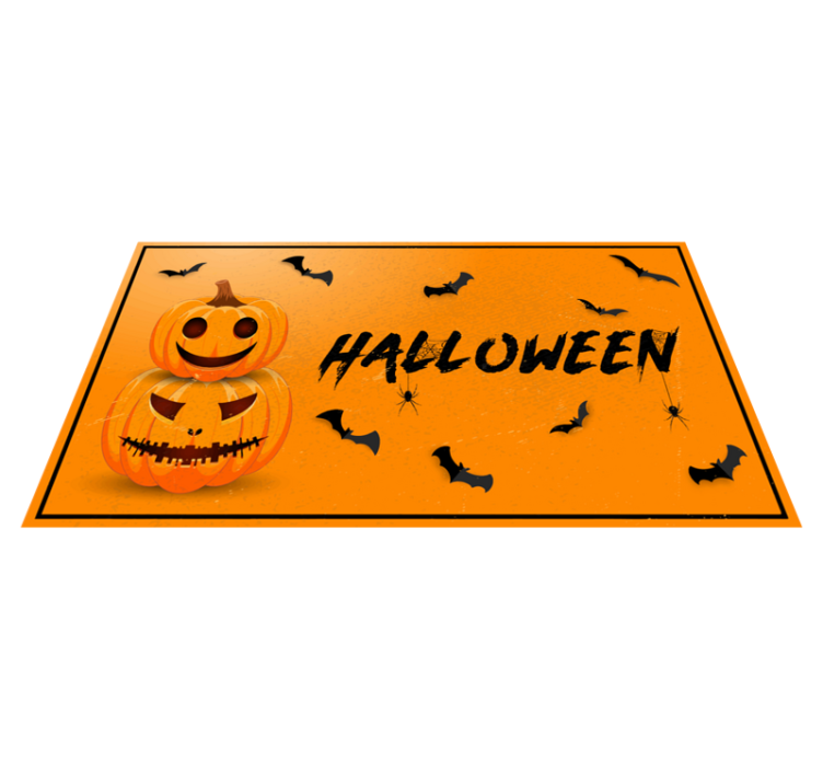 Halloween bučni netopir halloween preproge - TenStickers