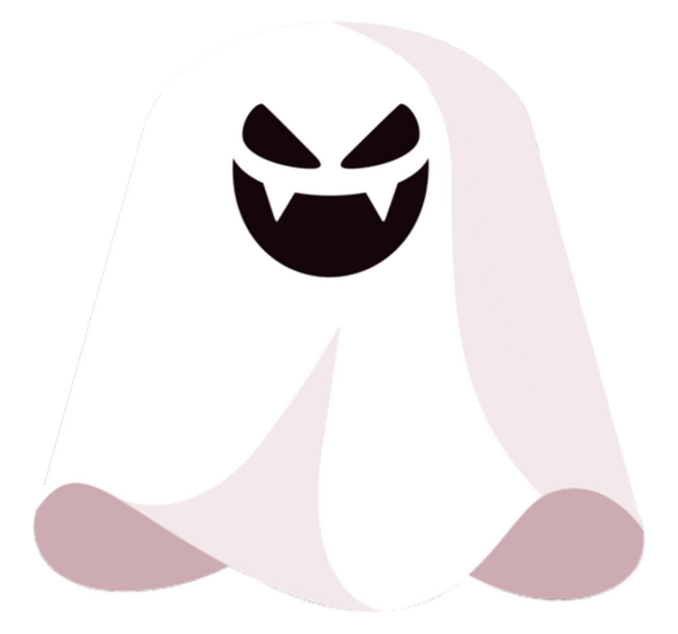 Spooky ghost vinil preproga - TenStickers