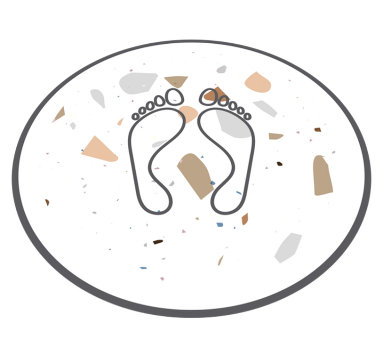 Talne obloge kopalnice iz teraco - TenStickers