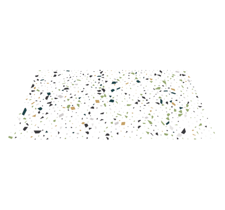 Teraco splatter Vinilna preproga za kopalnico - TenStickers