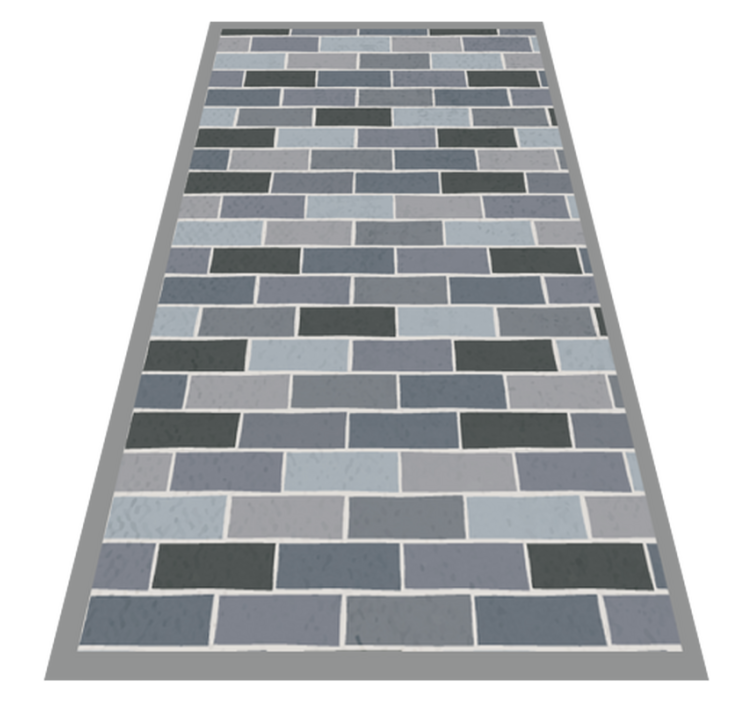 Vinil preproga iz sive opeke - TenStickers