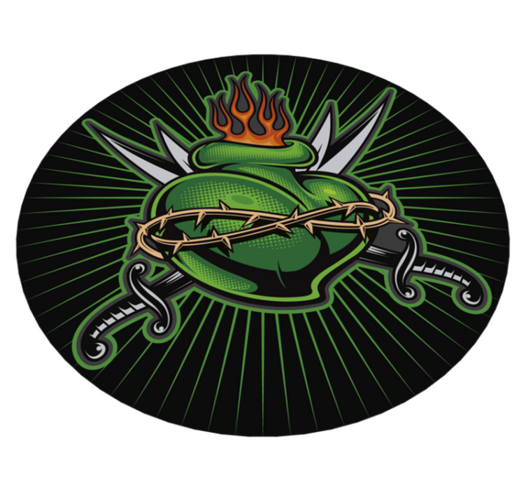 Srce ognjenega meča Vinilna preproga z igre - TenStickers