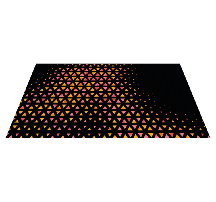 Trikotni gradient Vinilne preproge z geometrijskimi vzorci - TenStickers