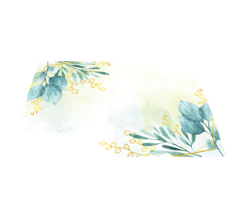 Dnevna soba cvetlična preproga cvetlična preproga - TenStickers