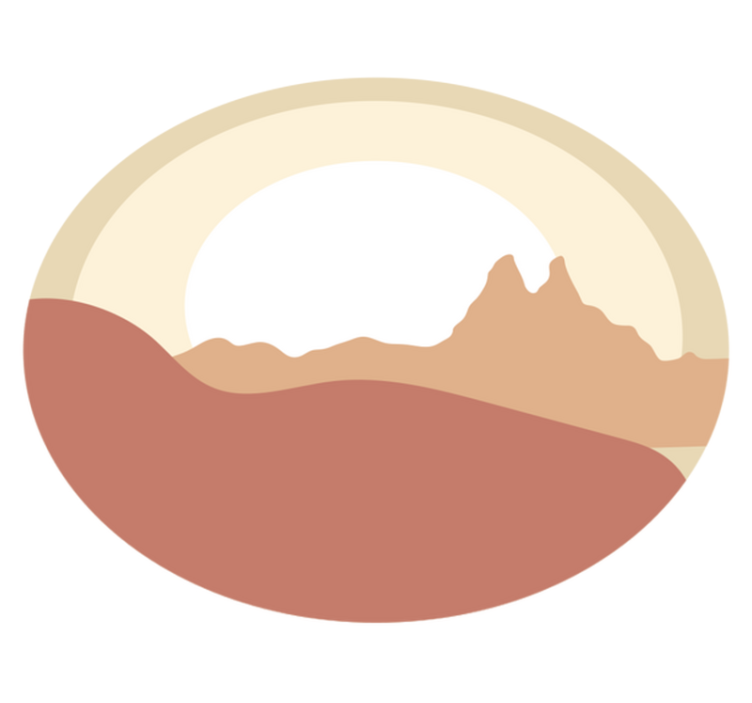 Minimalistična pokrajina Naravne vinilnea preproga - TenStickers