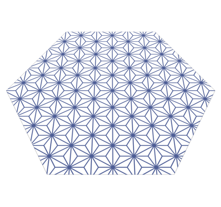 Vinilne preproge z geometrijskimi vzorci zvezdasti vzorci - TenStickers