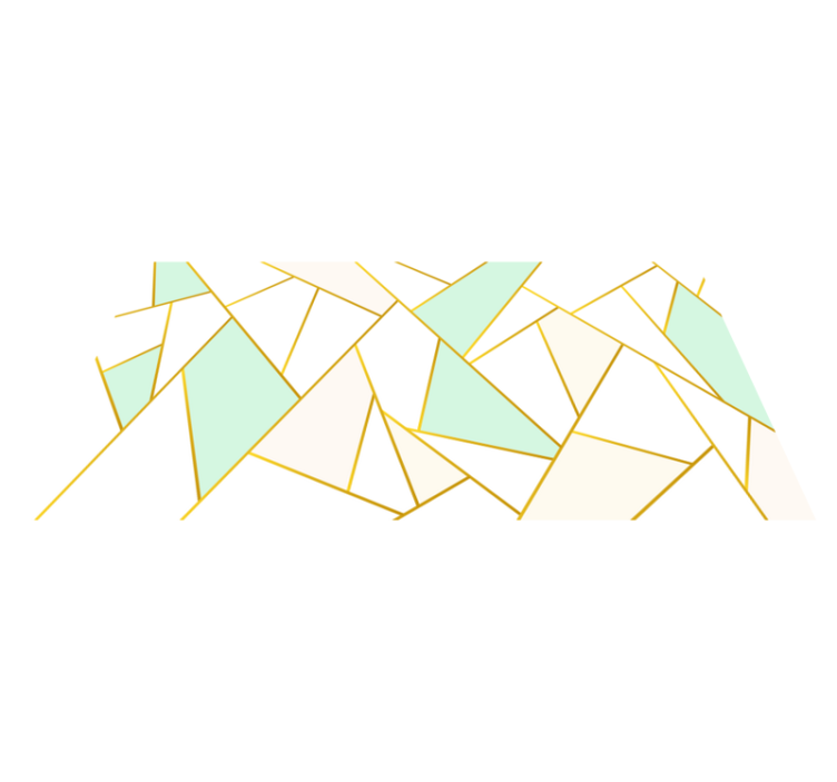 črnilo bakreno zlato mozaik talne ploščice - TenStickers