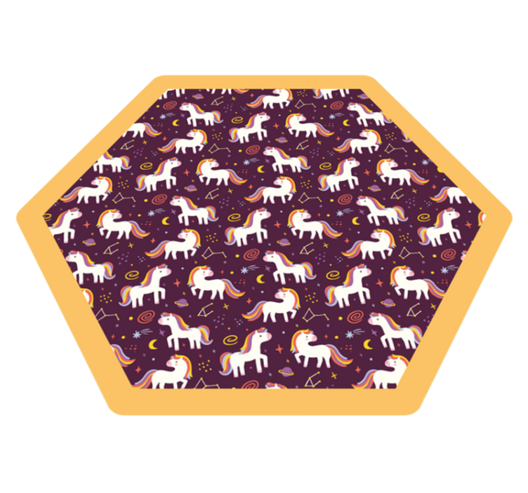 Igralna cona samorog Otroške vinilna preproga - TenStickers