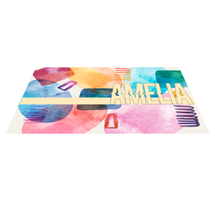 Prilagojeno ime Vinilna preproga z imeni - TenStickers